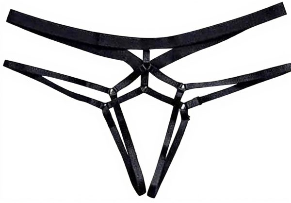 ADOSSAC Tangas Femme Lingerie Bandage G-String Lot de 2