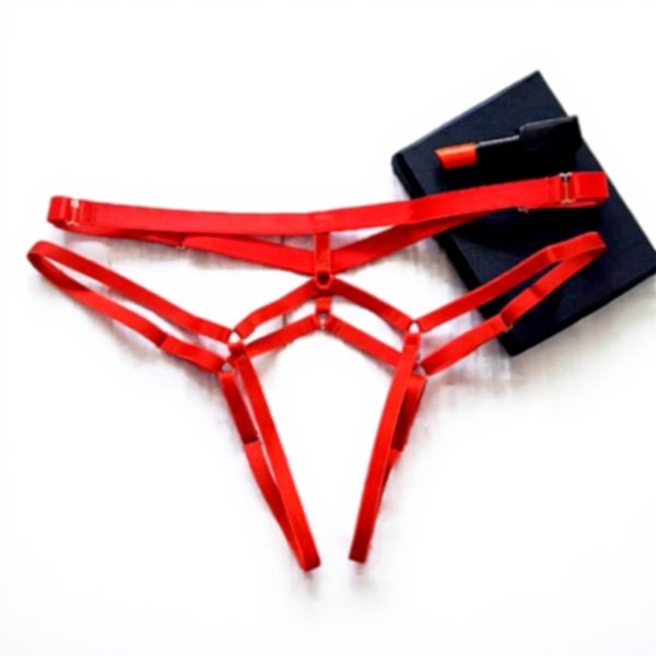 ADOSSAC Tangas Femme Lingerie Bandage G-String Lot de 2