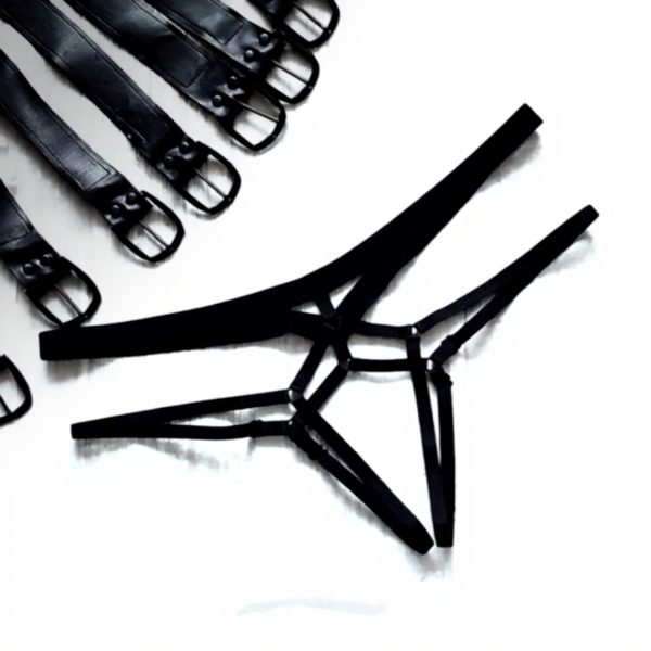 ADOSSAC Tangas Femme Lingerie Bandage G-String Lot de 2