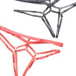 ADOSSAC Tangas Femme Lingerie Bandage G-String Lot de 2