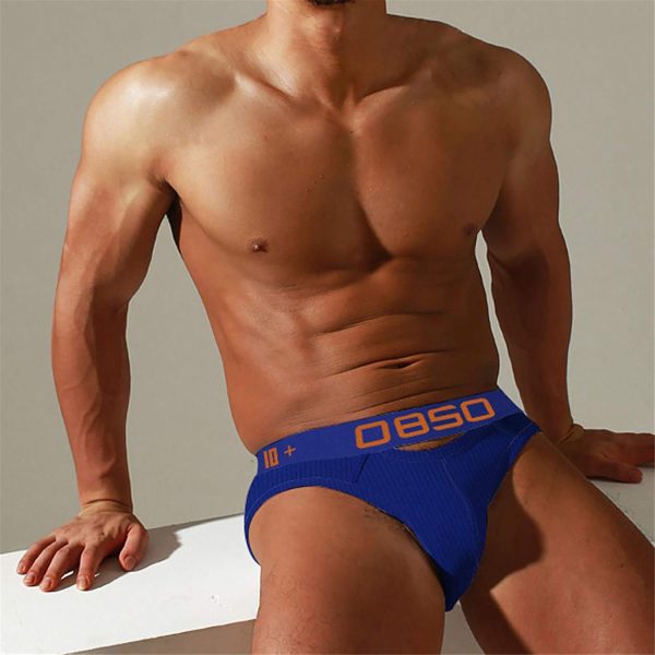 ADOSSAC Slip Homme Coton String Respirant Confortable-1