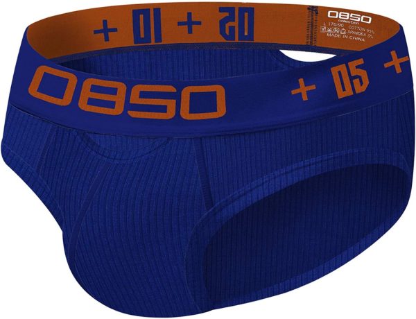 ADOSSAC Slip Homme Coton String Respirant Confortable-0