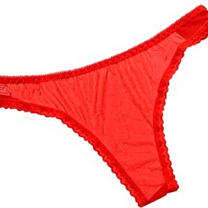 String dentelle transparent ADOSSAC culotte brésilienne