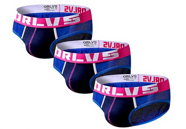 Slip Homme ADOSSAC Coton Élasticité Respirant Lot de 3