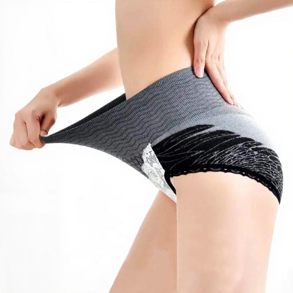 Culotte femme coton taille haute lot de 5 slips dentelle