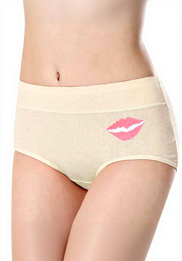 Culotte femme taille haute coton 5 pièces stretch sans