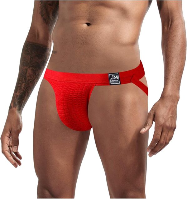 String Homme Classic Sports Fitness Double Thong T Back-3
