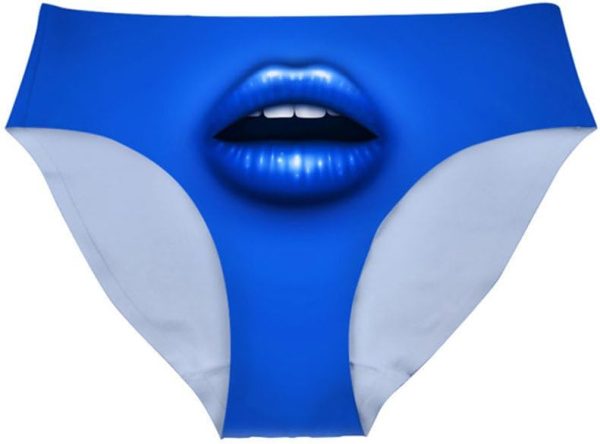 Culotte sans couture Showudesigns sexy lèvres design femme-0