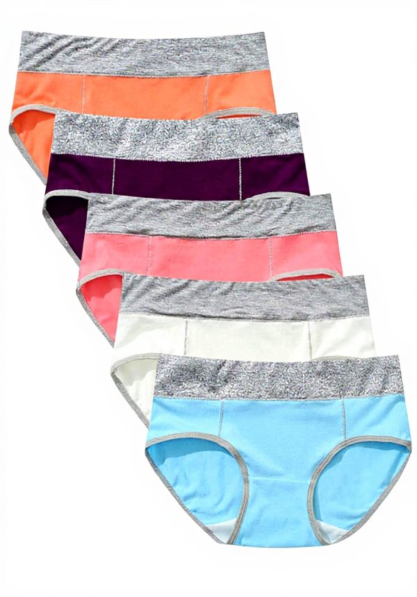 ADOSSAC Culottes Femme Coton Taille Haute Gainante Ventre