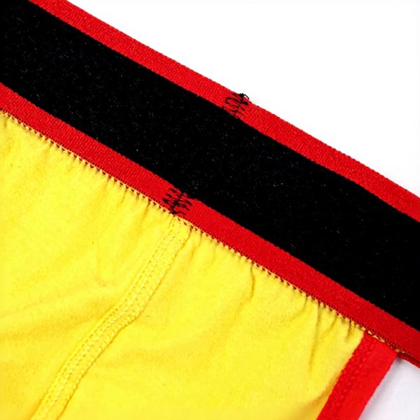 ADOSSAC Slips Homme Respirants Coton Lettre Imprimé Boxer