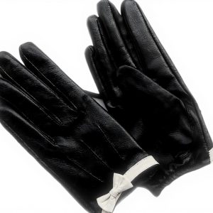 Gants femme cuir tendance Dvbfufv noeud doux chauds