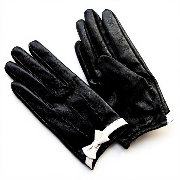 Gants femme cuir tendance Dvbfufv noeud doux chauds