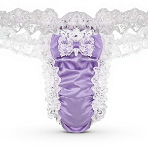 String Bikini Homme Satin Extensible Lingerie Sexy Travesti