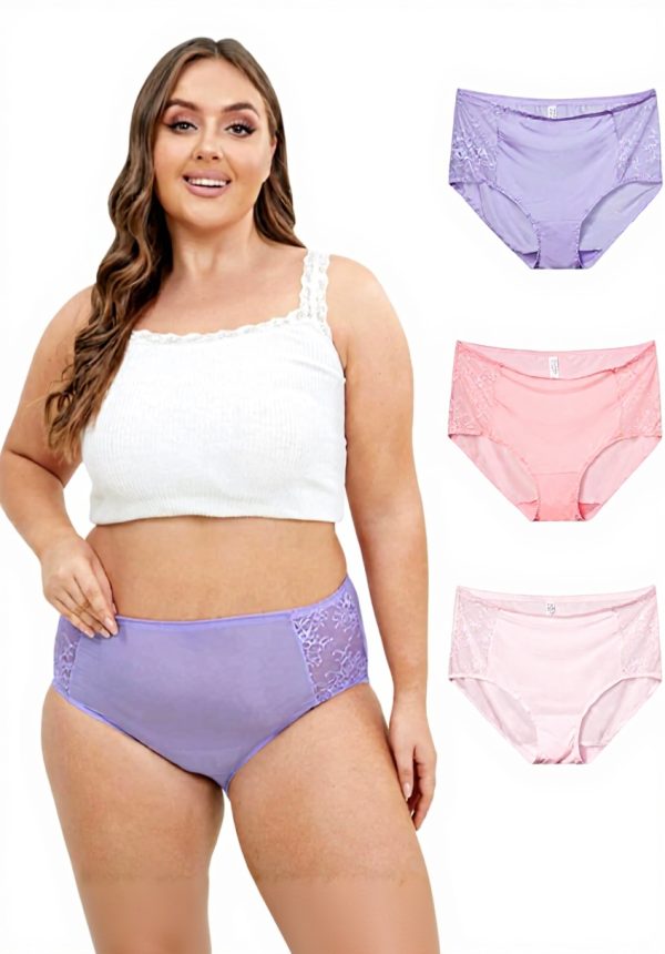 INNERSY Culotte Grande Taille Femme Dentelle Confortable