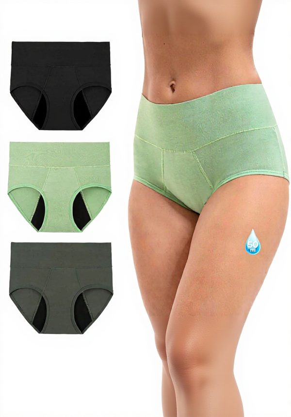 Culotte menstruelle INNERSY flux abondant taille haute