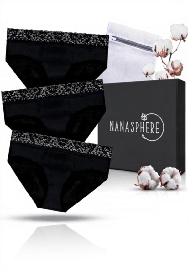 Culottes menstruelles Nanasphère coton bio absorbantes