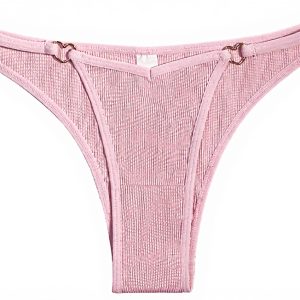 Culotte hipster femme dentelle coton doux rose L Generic