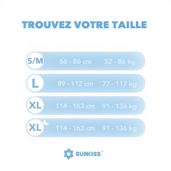 Culottes incontinence SUNKISS absorbantes anti-fuites