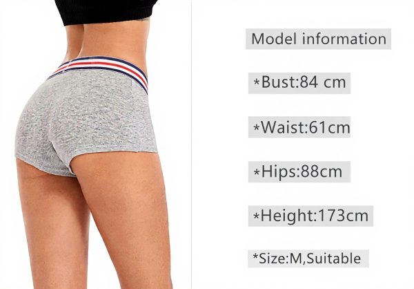 ZLYC Culottes Boxer Femme Coton Élasthanne Confortable