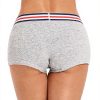 ZLYC Culottes Boxer Femme Coton Élasthanne Confortable