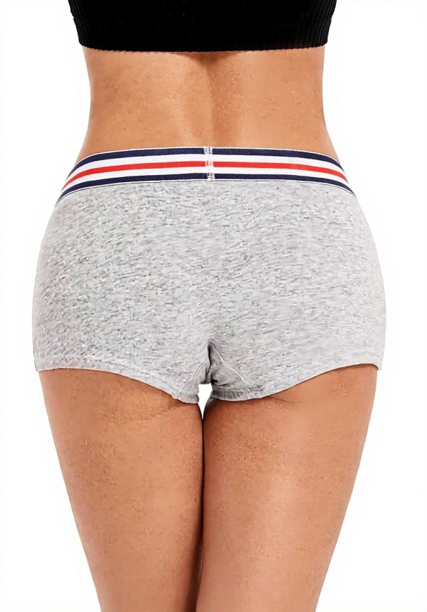 ZLYC Culottes Boxer Femme Coton Élasthanne Confortable
