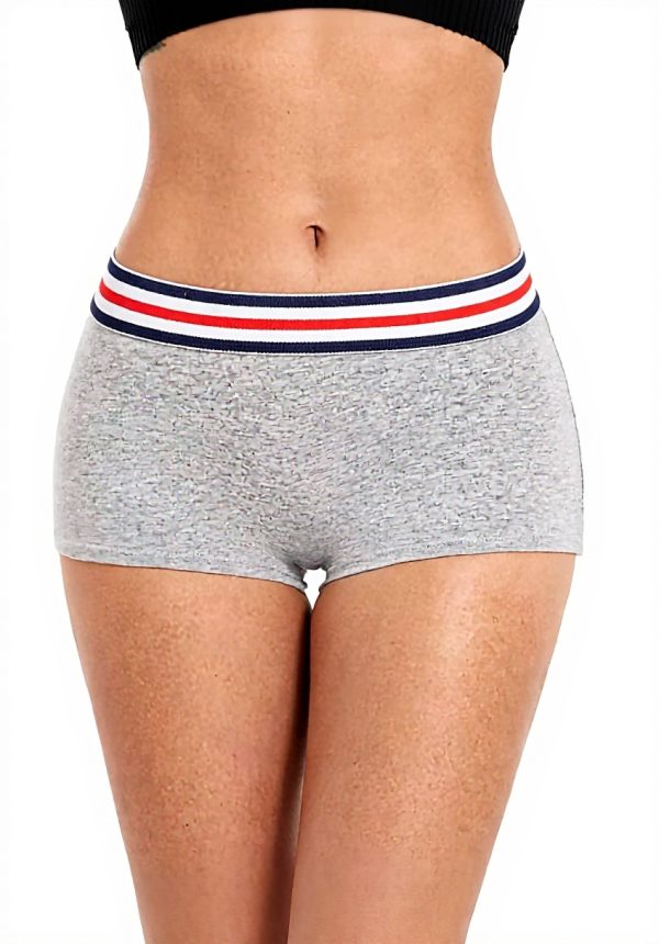 ZLYC Culottes Boxer Femme Coton Élasthanne Confortable