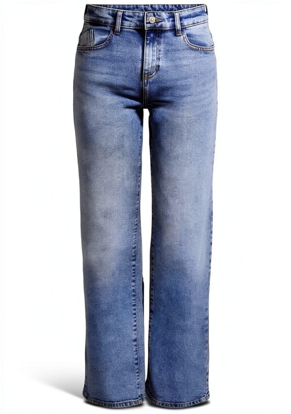 Jean Femme StreetWear Loose Fit Bleu Bestseller-1