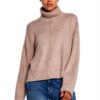 Pull col roulé Bestseller laine mélangée femme décontracté-2