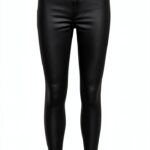 Jean enduit femme Noisy May skinny taille haute noir-0