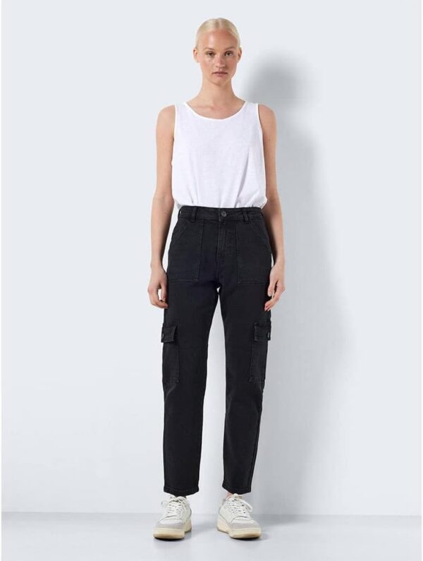 Jean Mom femme Bestseller coton recyclé coupe taille haute-4