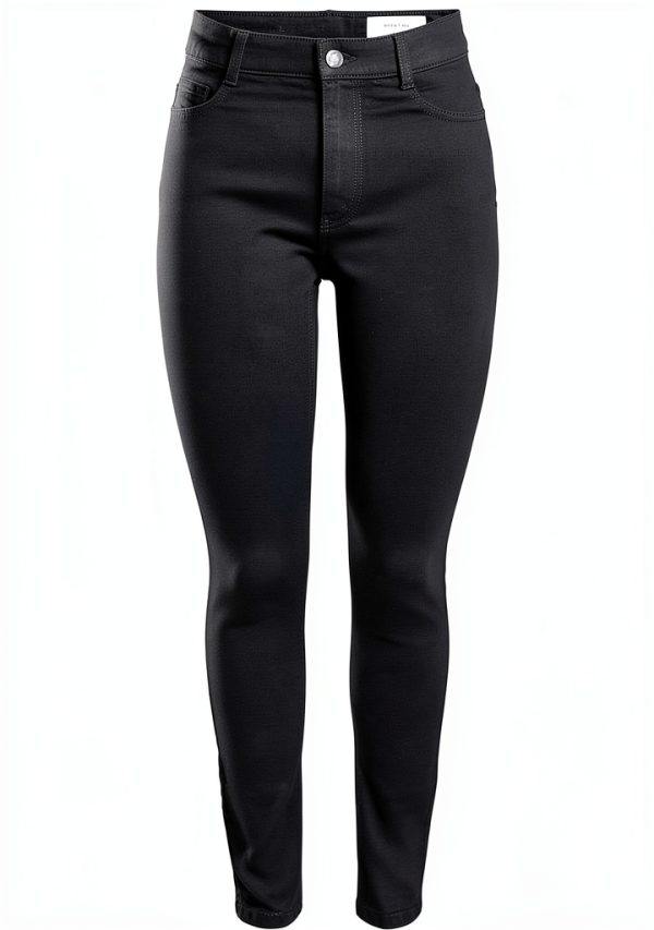 Noisy May Jean skinny femme taille haute coton extensible