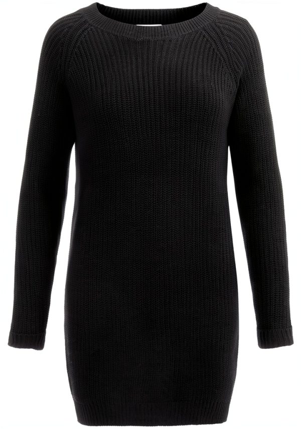 Pull Femme Noisy May Tricot Col Rond Noir L