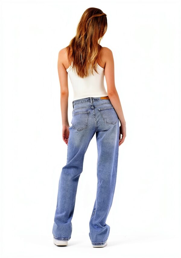 Jean Femme StreetWear Loose Fit Bleu Bestseller-4