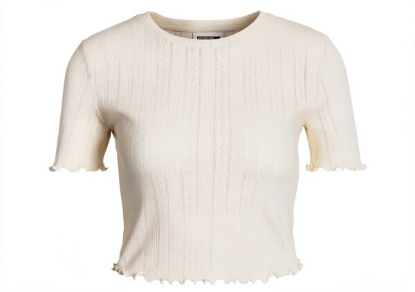 T-shirt Bestseller femme col rond manches courtes coupe-0