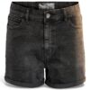 Shorts femme Bestseller noir design 5 poches confortable-1