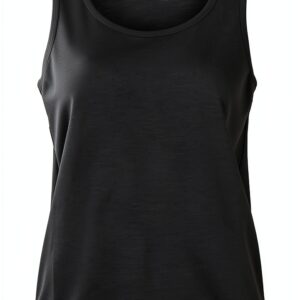 Débardeur Bestseller Femme Col Rond Coupe Décontractée Blanc-0