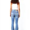 Jeans Bestseller Femme Forme Evasée Coton Extensible Bleu-5