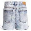 Bermuda femme Bestseller coton denim bleu jean clair-1