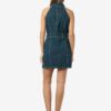 Robe en jean sans manches NOISY MAY col boutonnage intégral-2