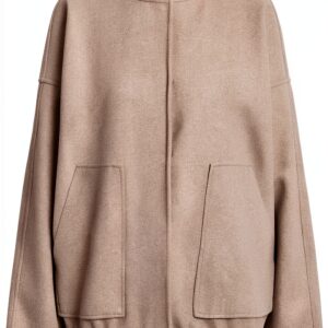 Blouson femme NMHALSTON col haut coupe oversize décontracté-0