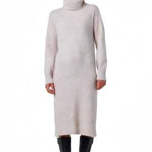 Robe tricot femme Bestseller col roulé polyester recyclé-0