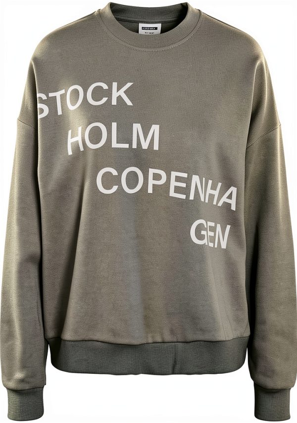 Sweatshirt femme NOISY MAY Acia gris charbon XS