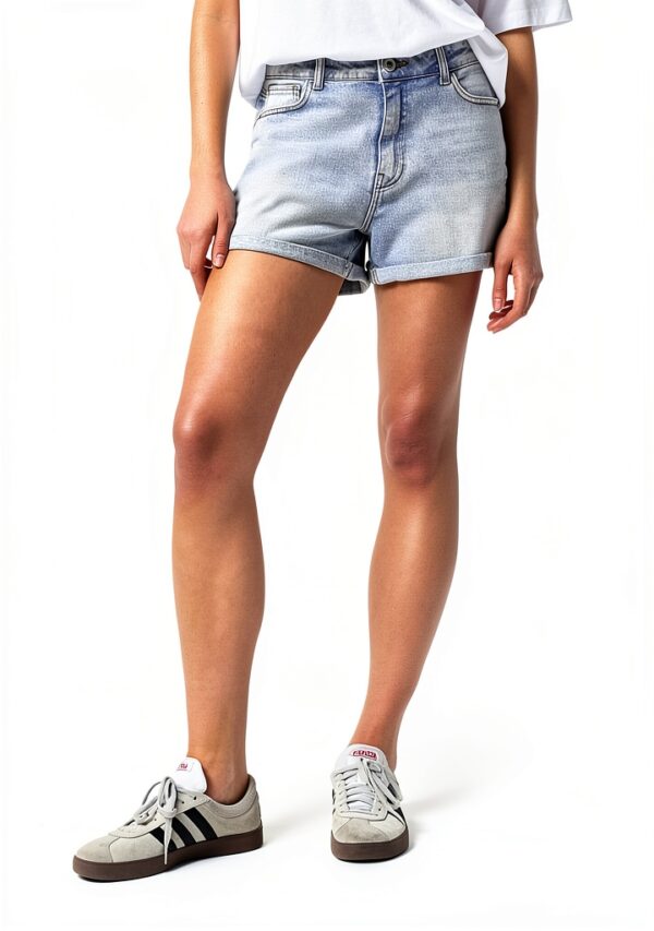 Bermuda-Shorts femme Bestseller coton slim coupe jean 5-1