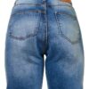 Jeans Bestseller Femme Forme Evasée Coton Extensible Bleu-8