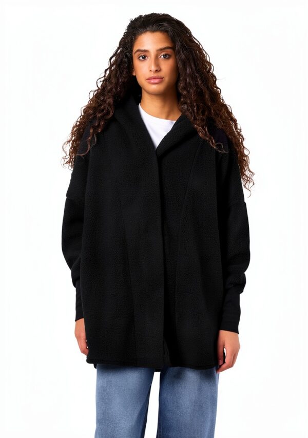 Veste sweat-shirt Noisy May adolescent coupe ample manches-1