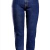 Bestseller Jeans Femme Bleu Coupe Droite Longueur Cheville-0