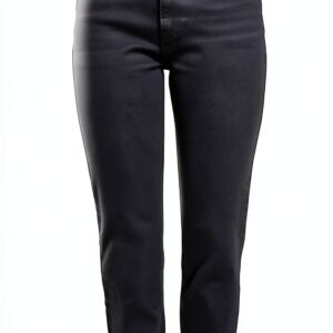 Noisy may Jean Femme Noir Denim Ourlet Matelassé-0