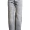 Jeans femme Bestseller coupe droite gris clair denim-2