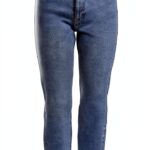 Bestseller Jean Femme Slim Fit Denim Bleu Taille Haute-0
