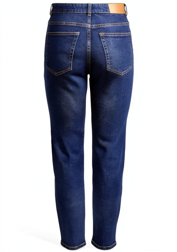 Bestseller Jeans Femme Bleu Coupe Droite Longueur Cheville-1